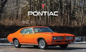 1969 Pontiac GTO "The Judge" 3'X5' VINYL BANNER GARAGE RAM AIR AMERICAN MUSCLE - Picture 1 of 1