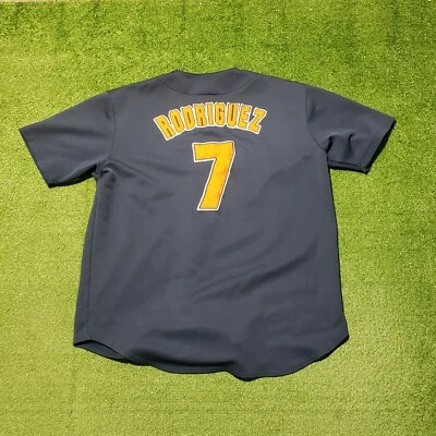 Vintage Detroit Tigers Pudge Ivan Rodriguez Jersey Navy Size XL True Fan - Image 1 of 4