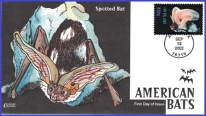 USA1 #3664 U/A COLLINS HAND PAINTED FDC Spotted Bat s/a - Picture 1 of 1
