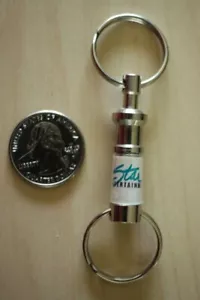 Super Star Satellite Entertainment Pull A Part Metal Keychain Key Ring #30863 - Picture 1 of 3