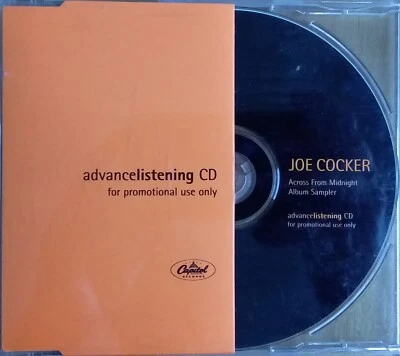 Joe Cocker - Across From Midnight Album Sampler.1997 UK 5 Track CD In EX Cond. - Image 1 of 3