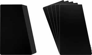 (30) Comic Book Bin Index Divider Cards - Sloped 7"x11" - Black HEAVY DUTY 40mil - Picture 1 of 2