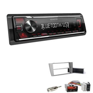 Kenwood 1-DIN Autoradio Bluetooth USB AUX für Jaguar X-Type ab 2002 anthrazit - Bild 1 von 5