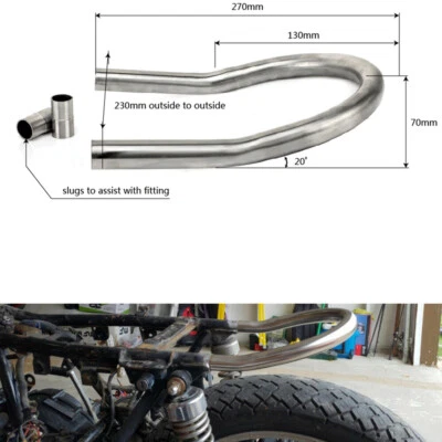 230mm Cafe Racer Bobber Frame Hoop Seat Loop for Suzuki GS 650 750 850 GS1100 - Image 1 of 4