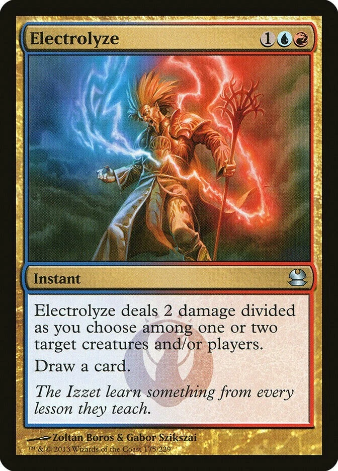 Electrolyze Modern Masters Light Play MTG Magic DNA GAMES - Image 1 of 1