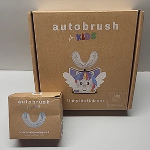 Autobrush For Kids U Shaped Electric Toothbrush Unity the Unicorn ADA Accepted - Picture 1 of 7