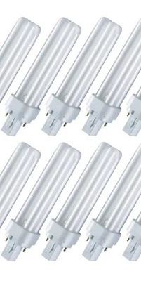 10 Osram Dulux G24Q3 - 26W - 830-  4PIN - 10 Lampade -Bianco Caldo 10 Pezzi - Immagine 1 di 2