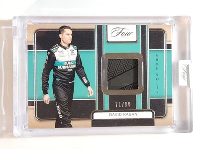 2025 Panini Turn Four NASCAR Racing Shoe Soles #SS-DRG David Ragan #71/99 - Image 1 of 2