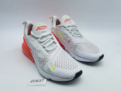 Nike Air Max 270 Para Mujer Talla 10 Zapatos para Correr Blanco Voltio Carmesí Brillante Foto 1 de 4