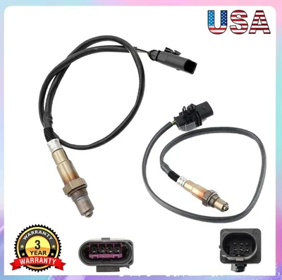 2 sensores de oxígeno O2 ascendente+descendente para Audi A4 A5 2011-2018 2,0 L L L4 turboalimentado Foto 1 de 4