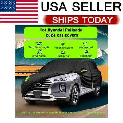 Cubierta completa de coche SUV para Hyundai Palisade impermeable 201''x79''x73'' XXL Wohcekfx Foto 1 de 4