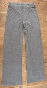 Skims Soft Lounge Pants Leg Jersey Loose Ribbed Heather Grey Women's Size S - Imagen 1 de 7