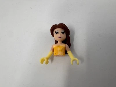 Lego Disney Princess Belle Minifigure Head & Torso Only 41067 10762 - Image 1 of 2
