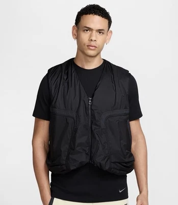 Nike Tech Woven Vest Black Loose Fit Lightweight Size Small - Image 1 of 4