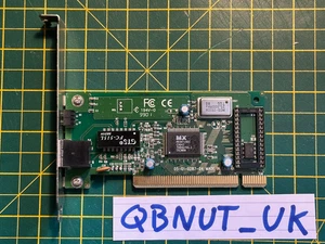 Unbranded Macronix MX98715 10-0B-P120 PCI network card (MAY STILL WORK) - Afbeelding 1 van 2