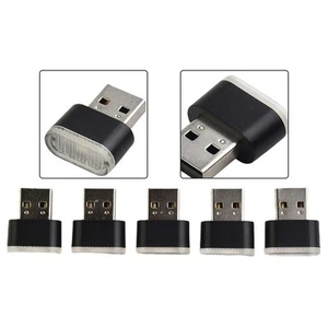 1*-USB Mini Luce LED Auto Neon Atmosfera Ambiente Luminosa Lampada Accessori Luc - Photo 1/52