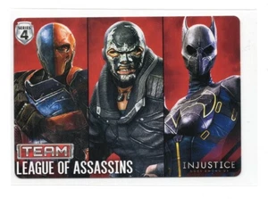 DC Injustice Arcade Series 4 Team Assassins #104 Deathstroke Bane Batgirl - Picture 1 of 1