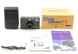 Double Teeth [Almost unused] Contax T3 Black 35mm Film Camera from JAPAN - Picture 1 of 14