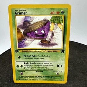 Grimer 57/82 Team Rocket Set - Common - NM - Pokemon TCG Card WOTC - Picture 1 of 22
