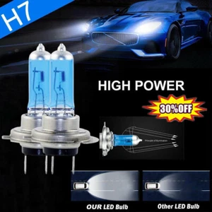 NEW H7 Xenon Headlight Bulbs Super White 6000k Lamp Light Hid Lights Effect Hot~ - Picture 1 of 16