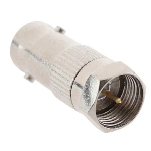 1pcs BNC Female to F Type Male RF Coaxial Cable Connector Metal Adapt SY - Zdjęcie 1 z 12