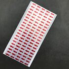 Arrow 5 Sheets Red Labels Water-proof Self-Adhesive Stickers For Office