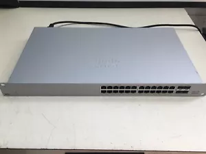 CISCO MERAKI MS120-24P-HW 24-PORT GIGABIT CLOUD MANAGED PoE SWITCH - UNCLAIMED - Picture 1 of 7