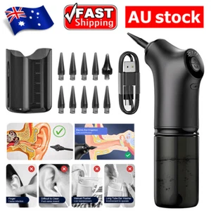 Ear Wax Removal Tool Water Powered Wush Ear Cleaner Electric Ear Cleaning Kit AU - Picture 1 of 19