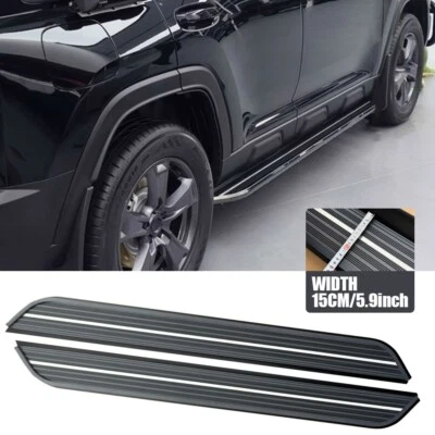 Escalón lateral 2 piezas para estribo Nissan Rogue Sport 2017-2021 barra Nerf Foto 1 de 4