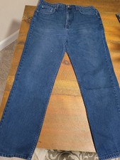 VINTAGE Jordache Jeans Mens 36 Blue Straight Leg Dark Wash Cotton Denim 36x32