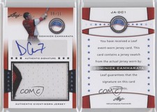 2013 Leaf Power Showcase Jersey Silver /10 Dominick Cammarata #PA-DC1 Patch Auto