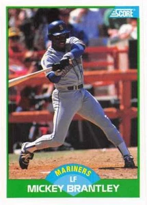 1989 Score #89 Mickey Brantley NM-MT Mariners - Picture 1 of 2