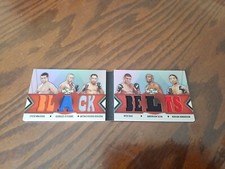 2013 Topps UFC Knockout Triple Threads Relic Double Combos Book Black Belts Card