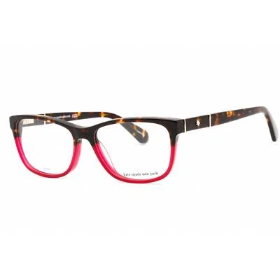 Gafas para mujer Kate Spade Dark Havana marco de plástico borgoña Myrna 065T 00 Foto 1 de 2