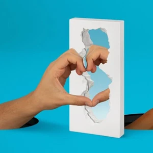 Snarkitecture GUFRAM Guframini Espejo Roto Miniatura 1:8 Hecho en Italia Blanco - Imagen 1 de 11