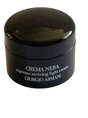 Giorgio Armani Crema Nera Supreme Reviving Light Cream MINI 0,16 oz Novo sem Caixa - Imagem 1 de 4