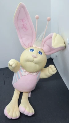 Bunny Bee Xavier Roberts Cabbage Patch Pink Plush Stuffed Animal 1985 Vintage - Image 1 of 4