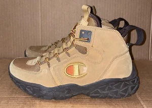 Champion Tank Grid Nubuck Sneaker Boots Size 7Y Youth Kids - Picture 1 of 8