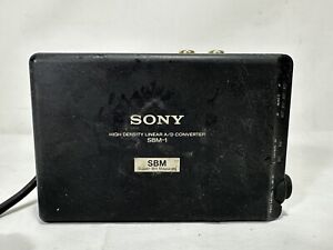 SONY SBM-1 ~ Super Bit Mapping Adapter ~ HD Linear A/D Converter ~ UNTESTED