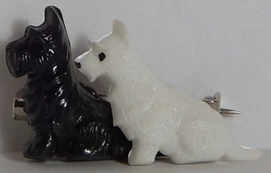 SM SCOTTIE WESTIE BROSCHE ANSTECKNADEL MADE IN ENGLAND - Bild 1 von 2