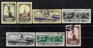Russia/ USSR 1953 ☀ Views of Leningrad MI # 1682-89 ☀ Used set - Picture 1 of 2