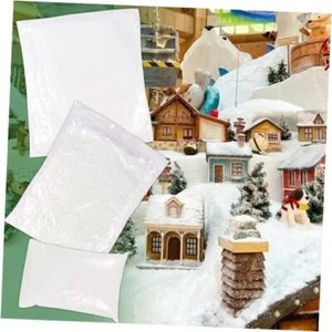 Christmas Fake Snow 3-Piece Set Decorations, Snow Blanket Roll, Artificial - Picture 1 of 8