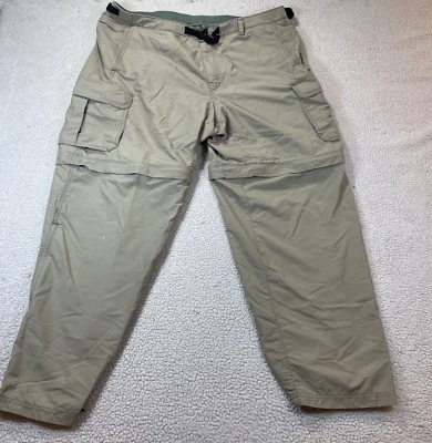Pantalones REI Convertibles Carga Para Hombres Talla XL30 Cremallera 50+ UPF Verde Senderismo Aire Libre Foto 1 de 4