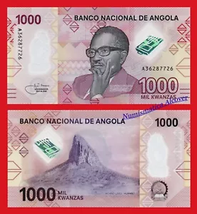 ANGOLA 1000 Kwanzas 2020 (2021) Polymer Pick 162 SC / UNC - Bild 1 von 1