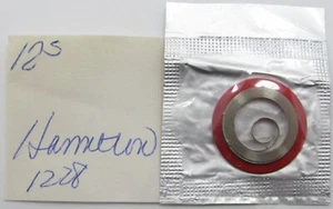 Hamilton 12s #1228 Taschenuhr Mainspring Weißlegierung - Bild 1 von 2