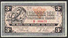 Canadian tire money  CTC G02-C-X 0.03 cents VF cash bonus note X599171