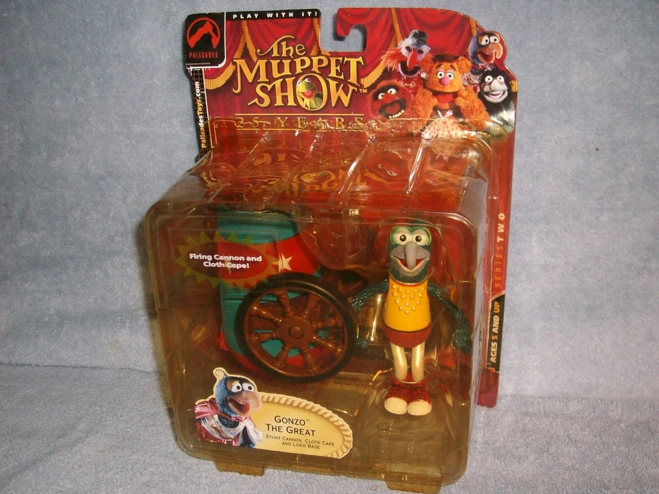 2002 Palisades Muppet Show 25 Years Gonzo The Great Action Figure With Cannon