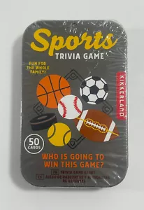 Kikkerland Sports Trivia Game NEW in Metal Tin - Picture 1 of 4