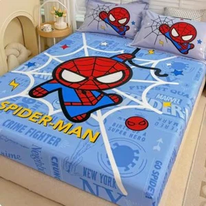 The Avengers Marvel Boys Bed Decor Set Fitted Sheet Single/Double/King Size - Picture 1 of 8