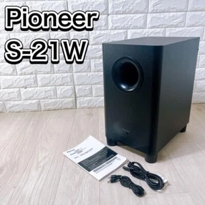 Pioneer S-21W powered subwoofer black good condition - Picture 1 of 9